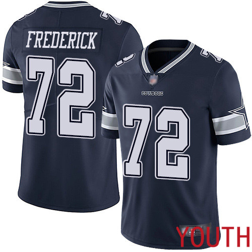Youth Dallas Cowboys Limited Navy Blue Travis Frederick Home #72 Vapor Untouchable NFL Jersey